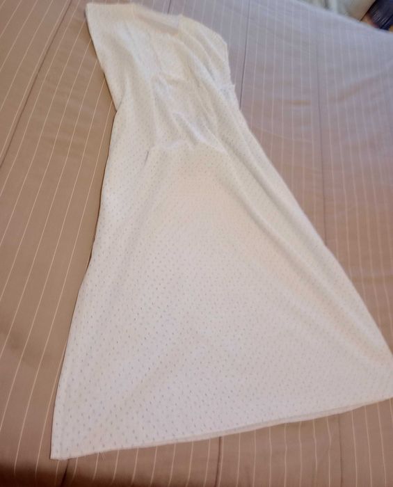 Camisa Dormir, manga cacada folhos e abertura peito + Bolsa - Novo