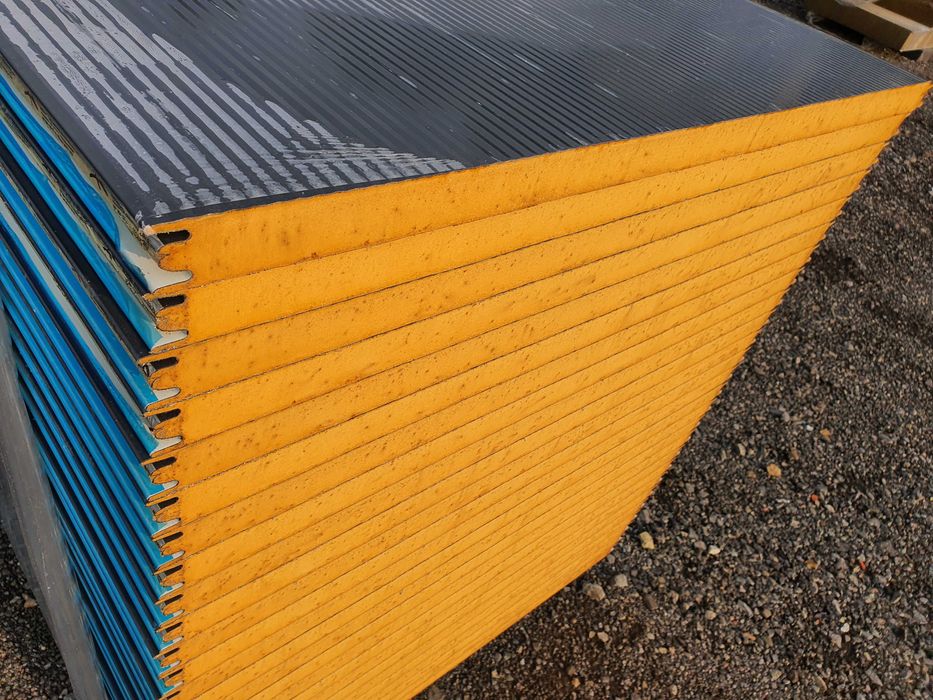 Płyta warstwowa, ścienna, piana PIR, 40mm, magazyn, hala, warsztat