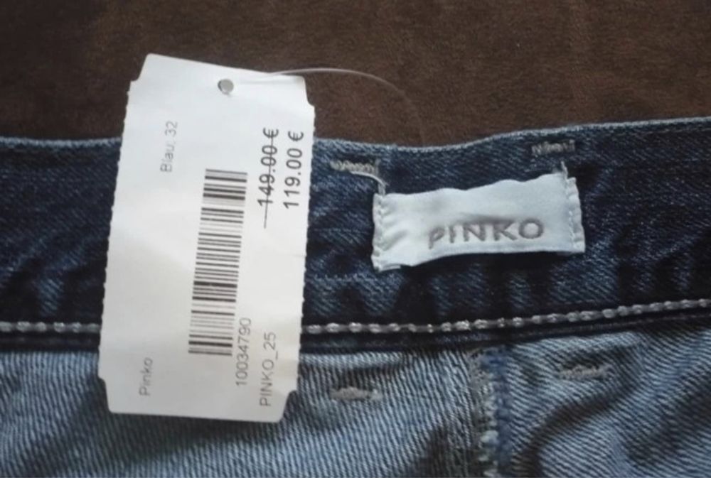 PINKO jeansy biodrówki nowe