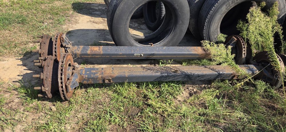 Osie ośka oś na przyczepę rolnicza naczepowa BPW kwadratowa