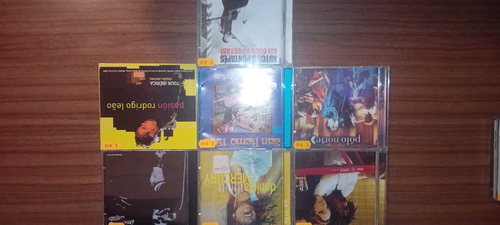 Música em Cd Portuguesa e Brasileira Concertos ao Vivo.