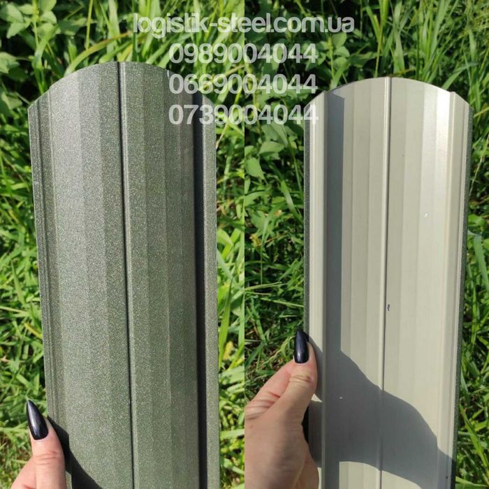 Штакетник Штахетник металевий
Евроштакетник Двухсторонний