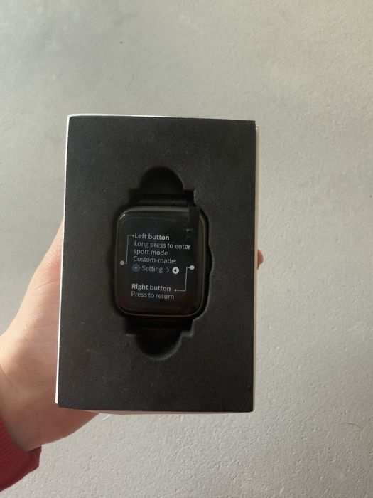 Смарт годинник чорний