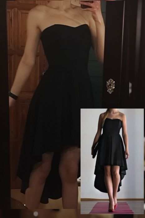 Sukienka wieczorowa bez ramiączek