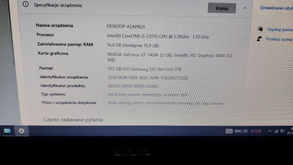 Asus K56cb - doinwestowany, bardzo zadbany