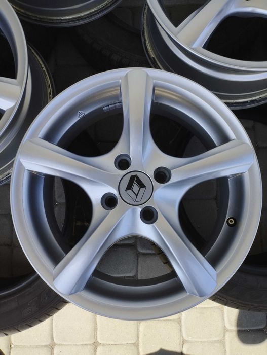 Felgi aluminiowe ATT 540 Renault Toyota 6x15 4x100 ET35, stan bdb