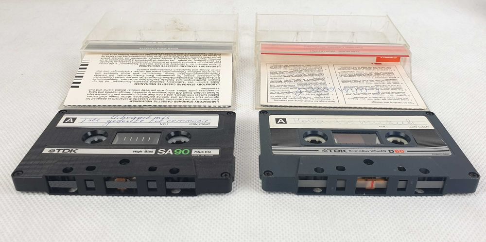 TDK 6 kaset magnetofonowych vintage audio stereo hi-fi retro