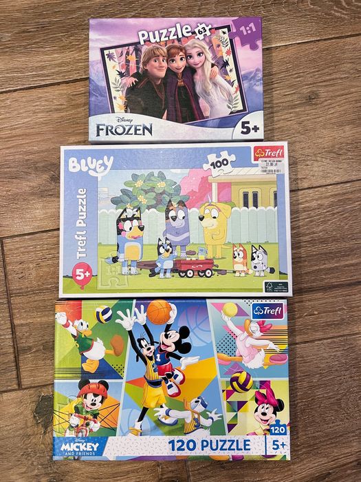 Puzzle 5+ kompletne