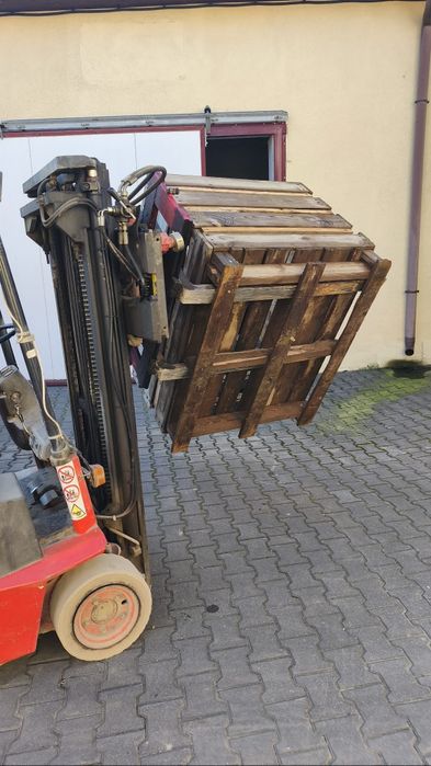 Wózek widłowy linde akumulator, wywrotnica