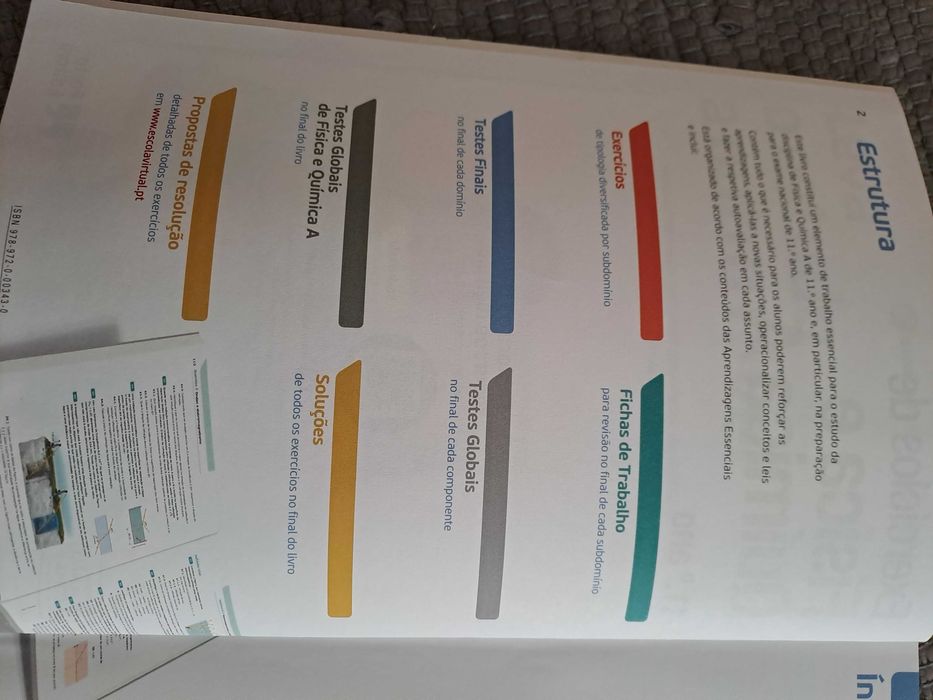 Fisica e Quimica 11 ano Exames e Testes - Porto Editora/Escola Virtual (2025)