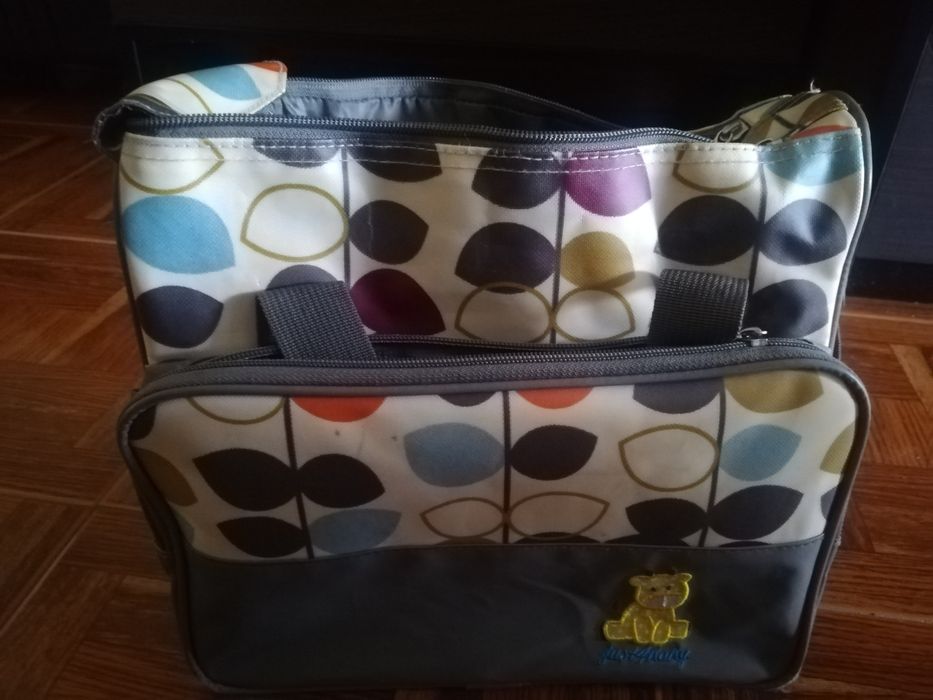 Mala de Maternidade + Muda fraldas impermeável + Porta Biberão térmico64729837475074123