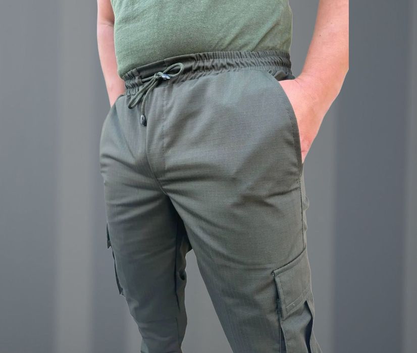 Штани літні карго олива тактичні військові чоловічі штаны мужские