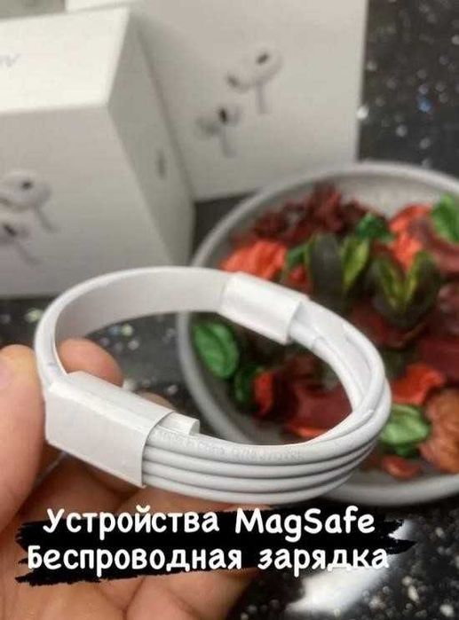 Навушники аірподс pro Gen 2 Бездротові Premium якості +чохол