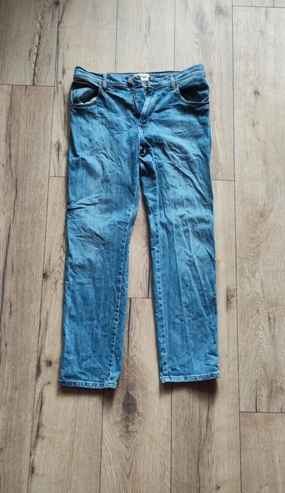 Jeansy Męskie Niebieskie Wrangler Bawełna
Texas Slim W33 L30