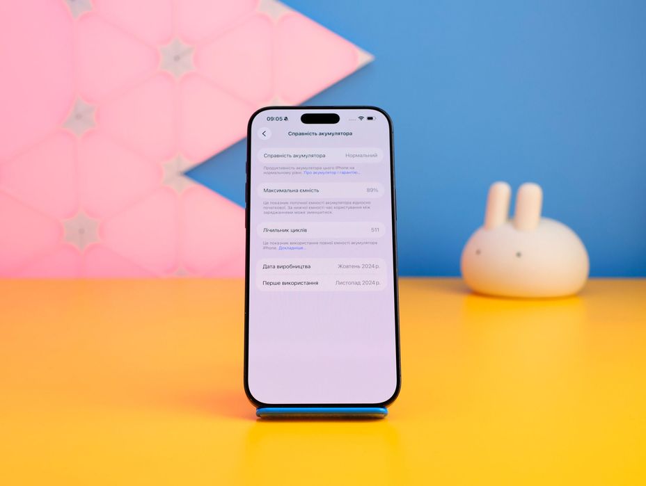 Смартфон Apple iPhone 16 Pro Max 256GB Black (160188) Б/У З ГАРАНТІЄЮ