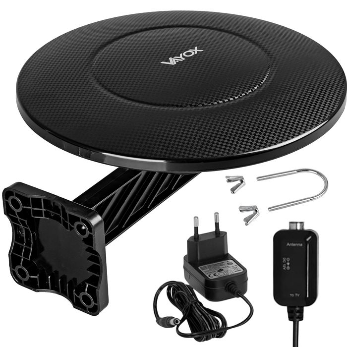 Antena dookólna Digital360 Lite VHF UHF czarna VA0039 VAYOX