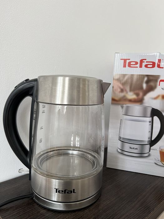 Електрочайник Tefal GLASS KETTLE KI772D38