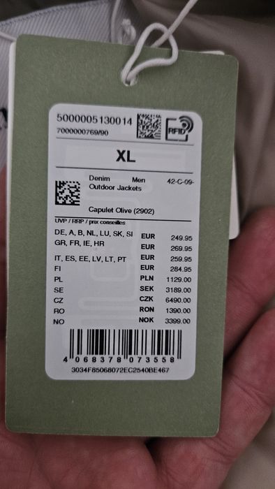 Nowa kurtka zimowa Marco Polo Denim - zielona