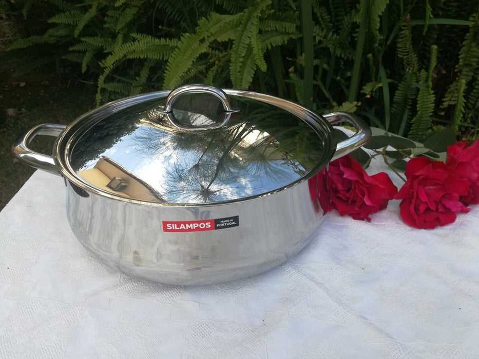 SILAMPOS INDUÇÃO-Tachos Inox Linha Bojuda-vários tam. e preços *NOVO*