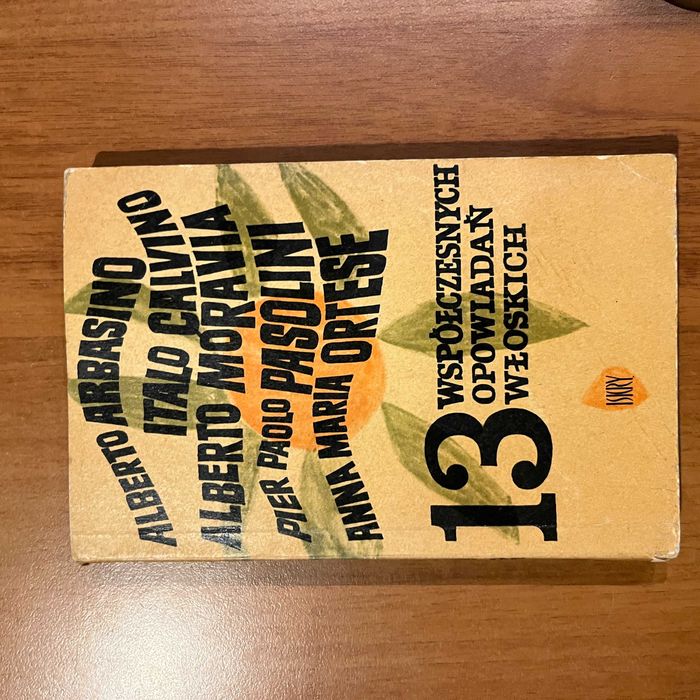 13 współczesnych opowiadań włoskich ; Iskry 1966 , stan dobry