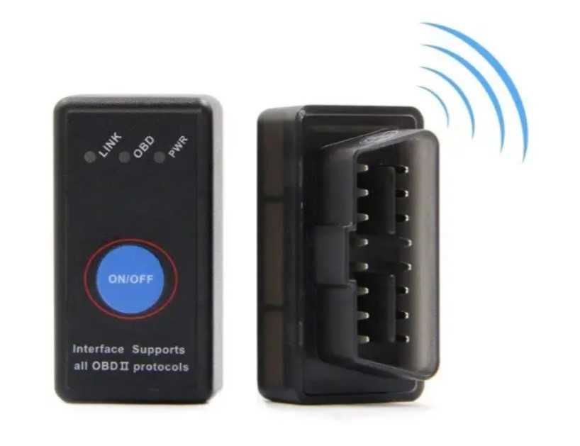 Діагностичний автосканер ELM327 Mini Bluetooth 4.0 v1.5 PIC18F25K80 з кнопкою - для iOS та Android
