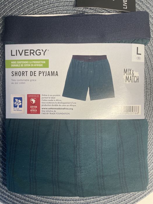 Бавовняні шорти для дому та сну від німецького бренду Livergy.