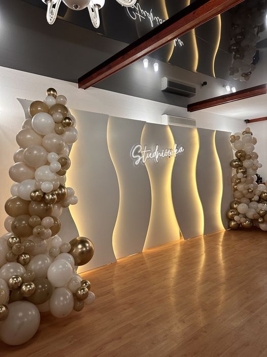 Ścianka Fala ślubna, weselna, eventowa, urodziny