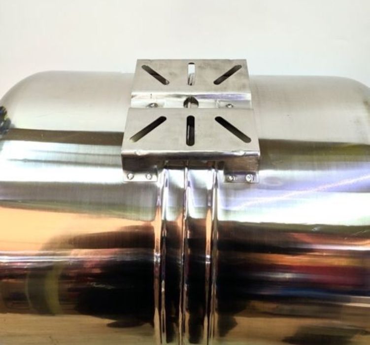 Euroaqua 100 L inox. Бак гідроакумулятор 100 л нержавійка горизонтальн