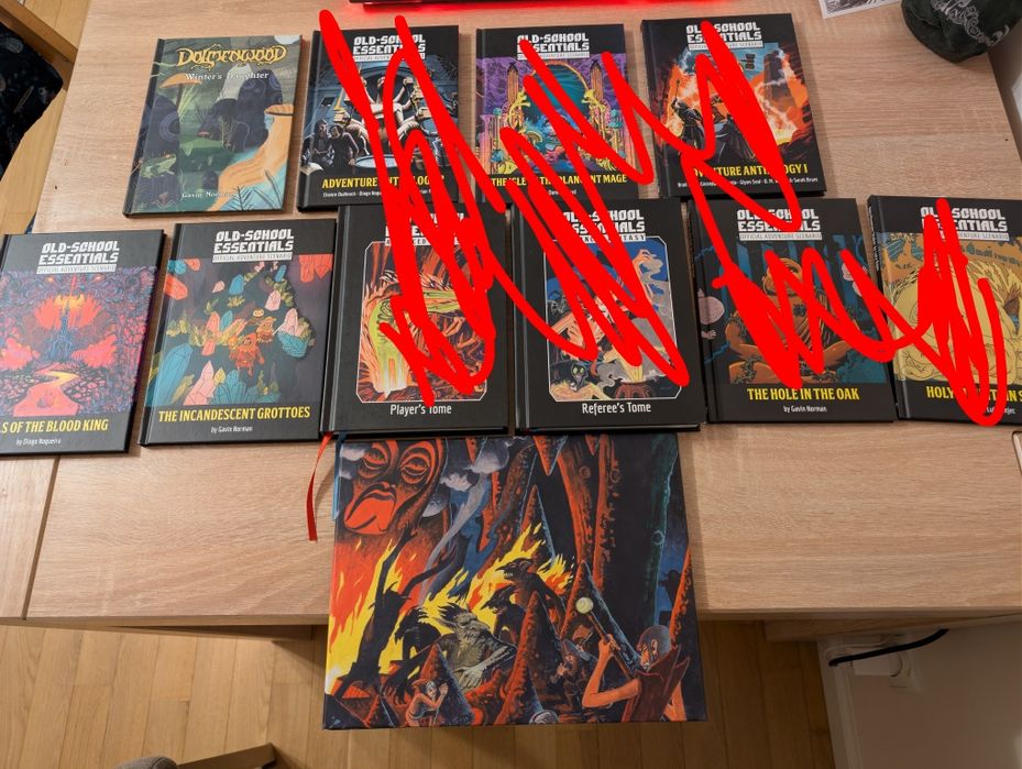 OSE RPG zestaw Old School Essentials OSR