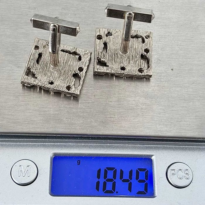 Spinki do mankietów z Onyksem Modernistyczne spinki z motywem słońca