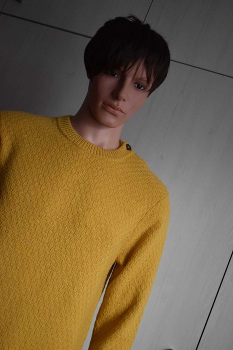 Sweter wełniany L wełna 80% ciepły Frederik Anderson wygodny elegancki