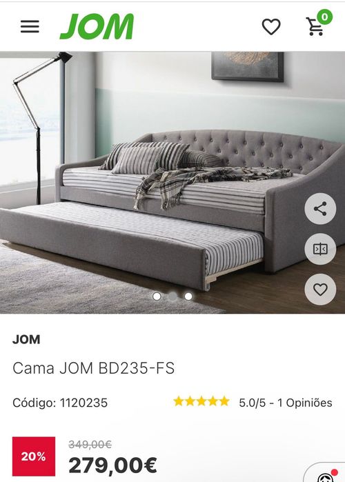 Cama dupla /  sofá