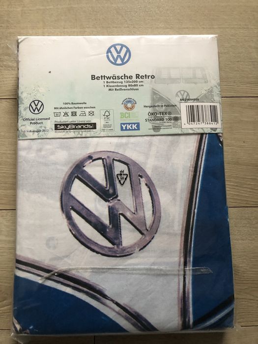 Pościel Volkswagen 135x200 i 80x80 NOWA