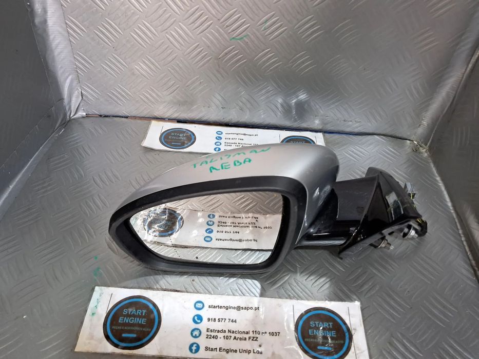 Espelho retrovisor Renault Talisman  com aviso de ultrapassagem