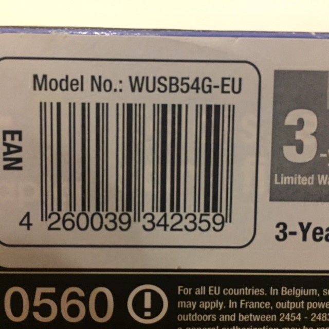 Cisco-Linksys WUSB54G USB Wireless-G Adapter64585160788353124