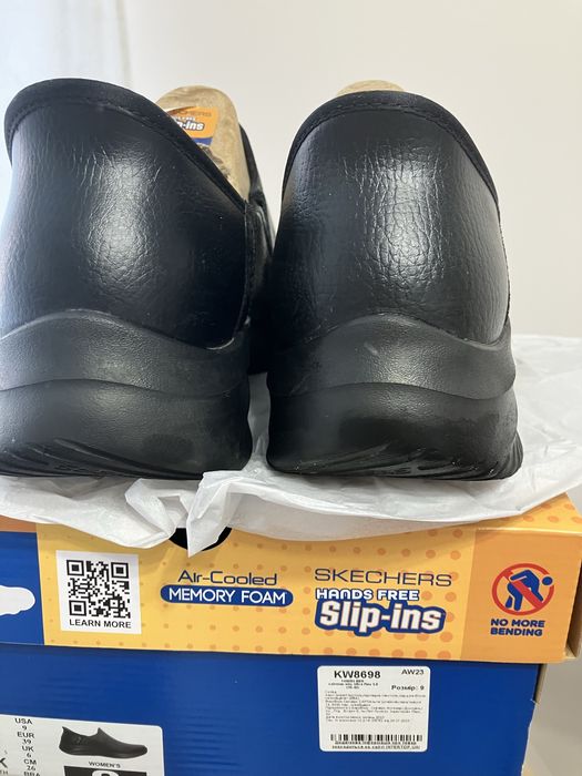 Сліпони натуральна шкіра Skechers