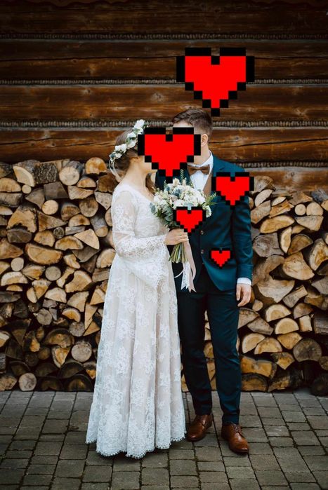 Romantyczna suknia ślubna