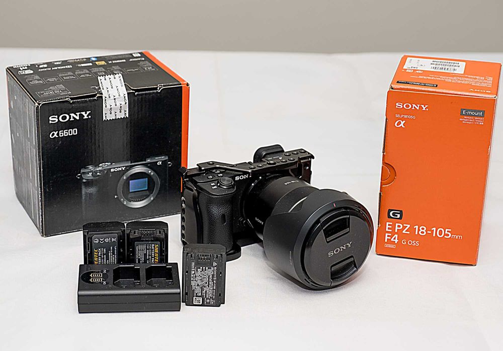 Sony Alpha 6600 com objetiva 18-105 f4