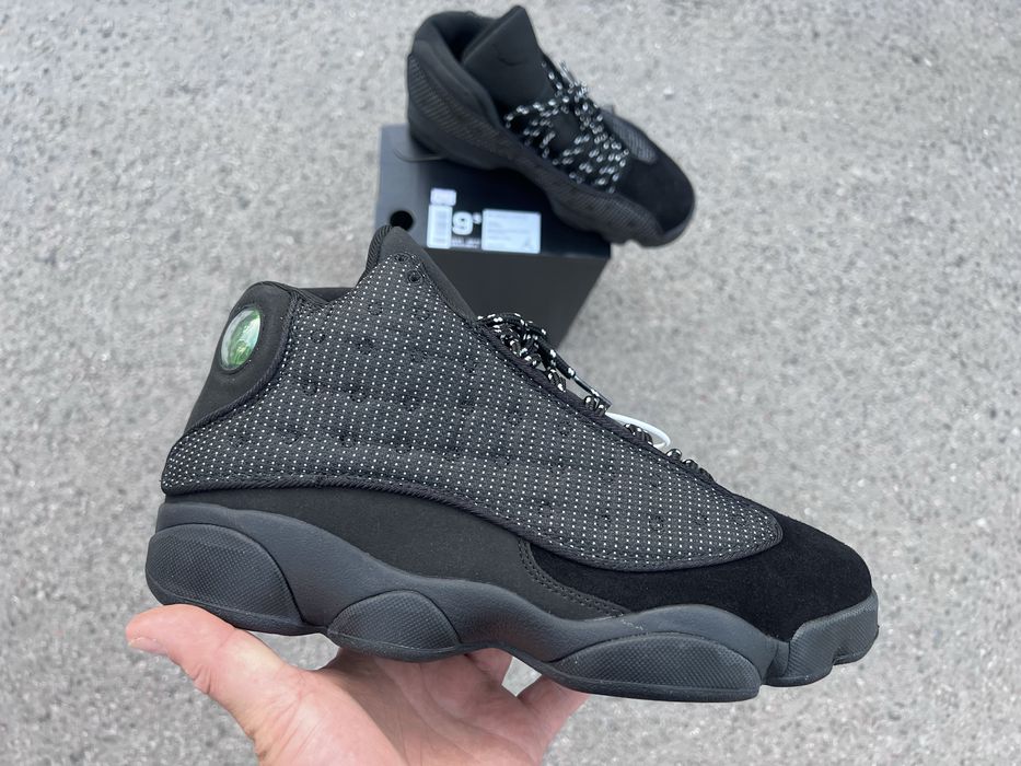 Кросівки Jordan 13 Retrp Black Cat чорні, черные