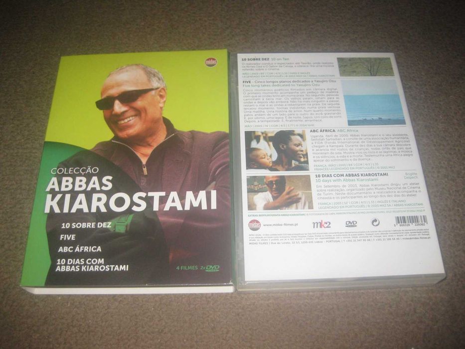 Colecção com 4 Filmes em DVD de Abbas Kiarostami, com Box Arquivadora!