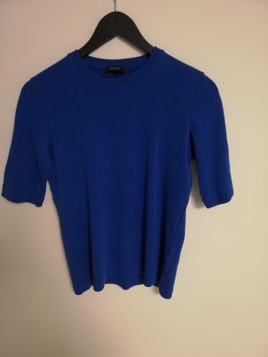 bluzka Massimo Dutti M 38 niebieski