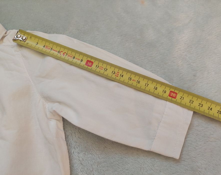 Eleganckie białe body chłopięce next baby  r.62/68