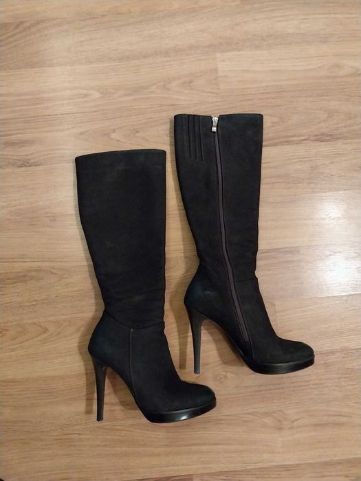 HIT!! Eleganckie skórzane kozaki marki Loft37