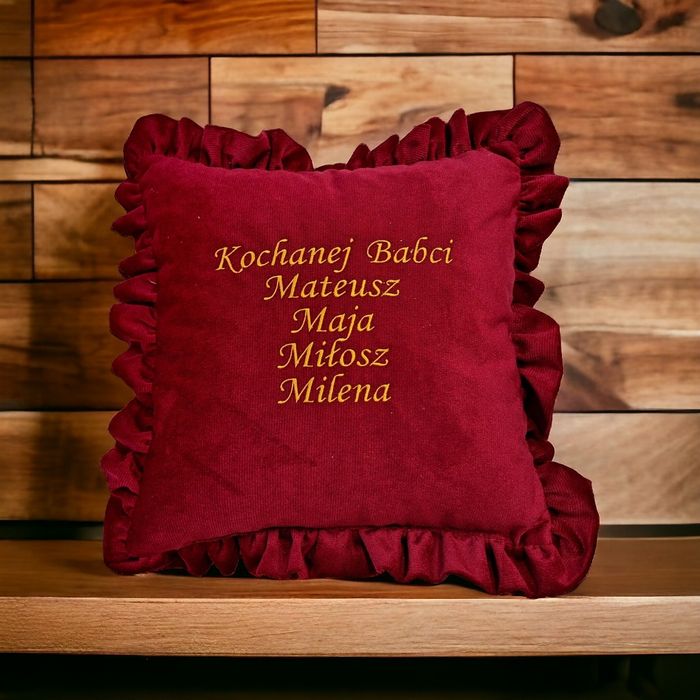 Poduszka z haftem Dzień Babci I Dziadka