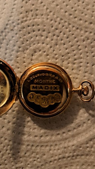 Relógio de bolso antigo  ( ouro 14k)