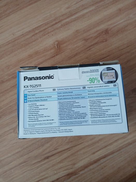 Telefon stacjonarny Panasonic nowy