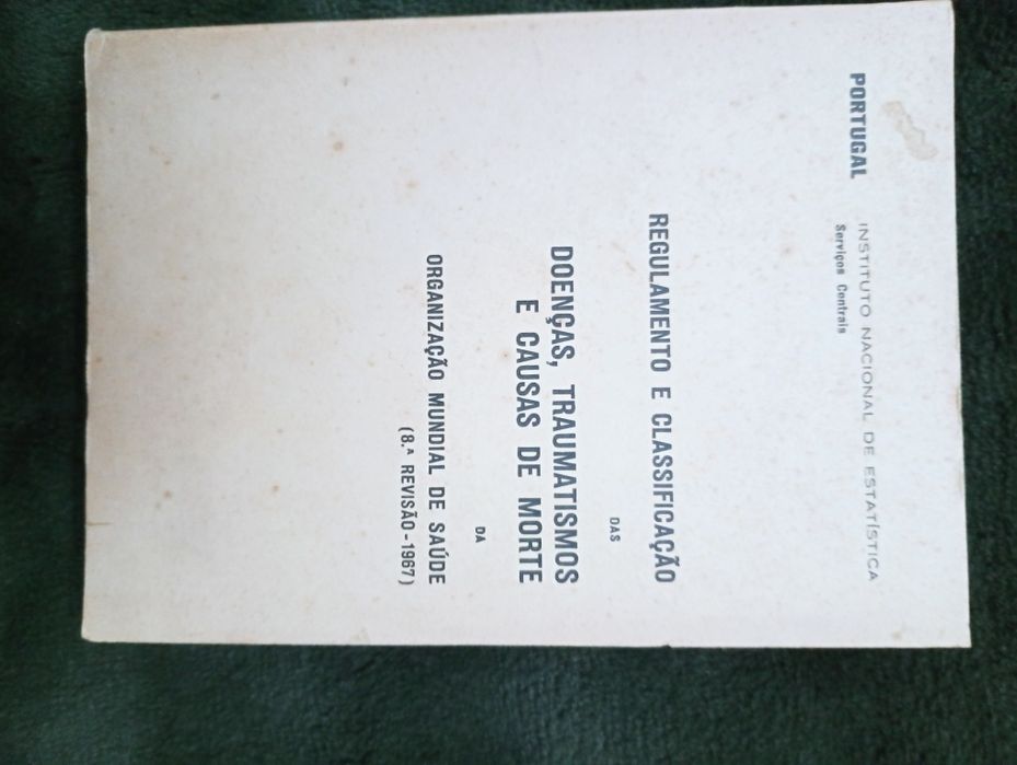 Regulamento e classificação das doenças, traumatismos ..- 1967