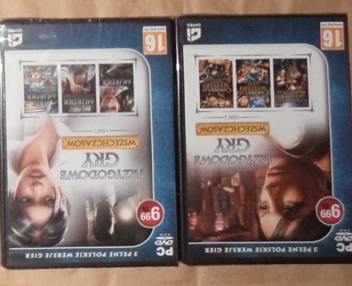 Gry komputerowe PC retro: Art of murder i Chronicles mystery, CI GAMES