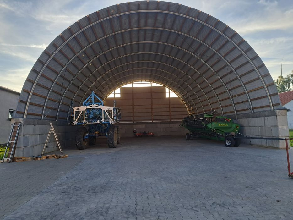 Hala łukowa 14.5 x 30m wiata garaż magazyn obora  kurnik
