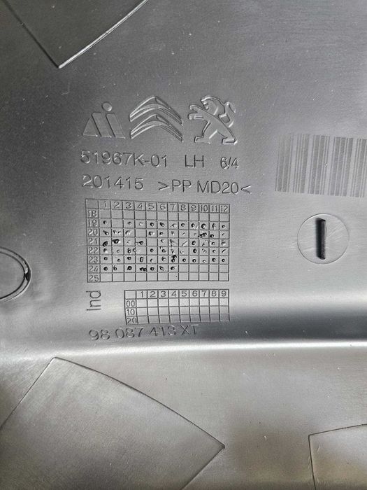 Retrovisor Esquerdo Peugeot Partner Caixa | 127965